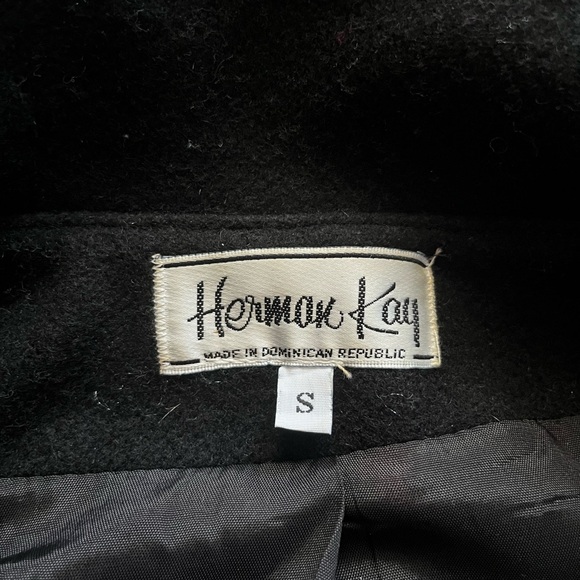 GORGEOUS Vintage Herman Kay Wool Oversized Coat (S) - Picture 4 of 8